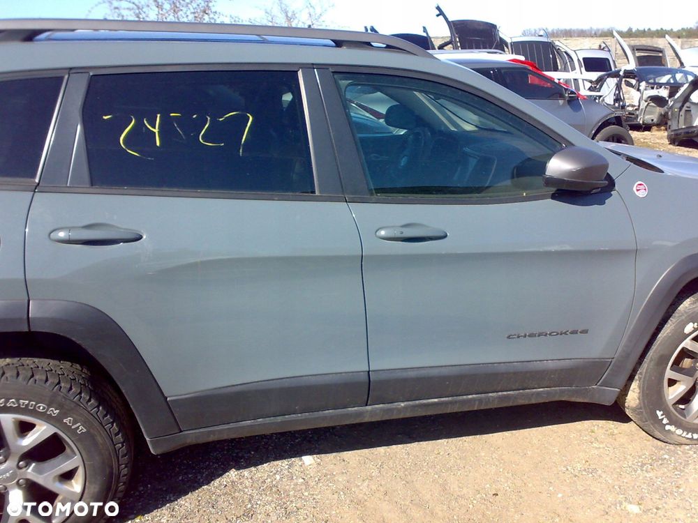 jeep cherokee trailhawk 14-18 zderzak przedni przód maska lampa błotnik pas - 5