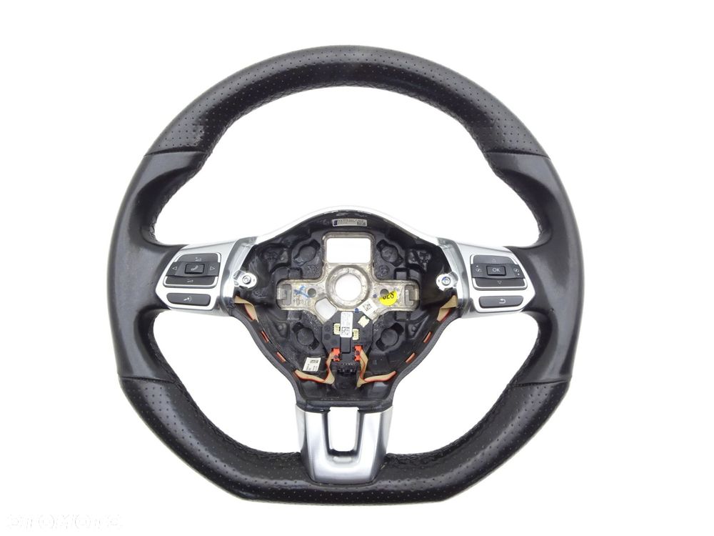 Kierownica multifunkcja ścięta pikowana golf 5k0998537b vw scirocco iii 1k8 - 1