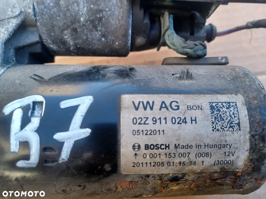 ROZRUSZNIK SILNIKA VW 1 6 TDI 02Z911024H - 3