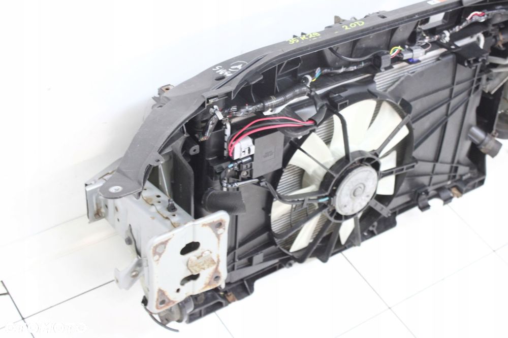 MAZDA 5 II 2.0 D DIESEL 05R- PAS PRZEDNI CHŁODNICE KOMPLET - 4