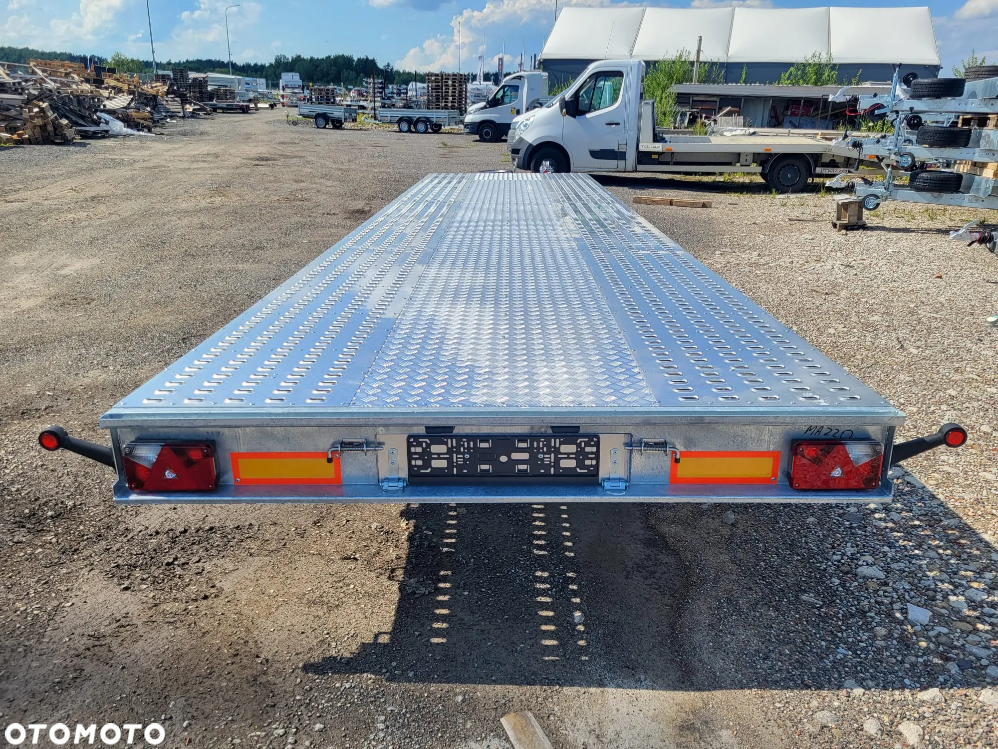 Niewiadów INDIANA DOSTAWA Laweta 850x210 PROSTA, Blacha aluminiowa DMC 3500 - 9