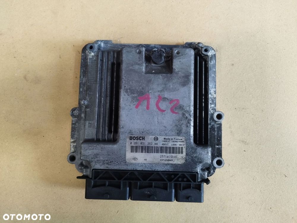 KOMPUTER STEROWNIK SILNIKA TRAFIC III VIVARO B 1.6 DCI 0281031363 - 1