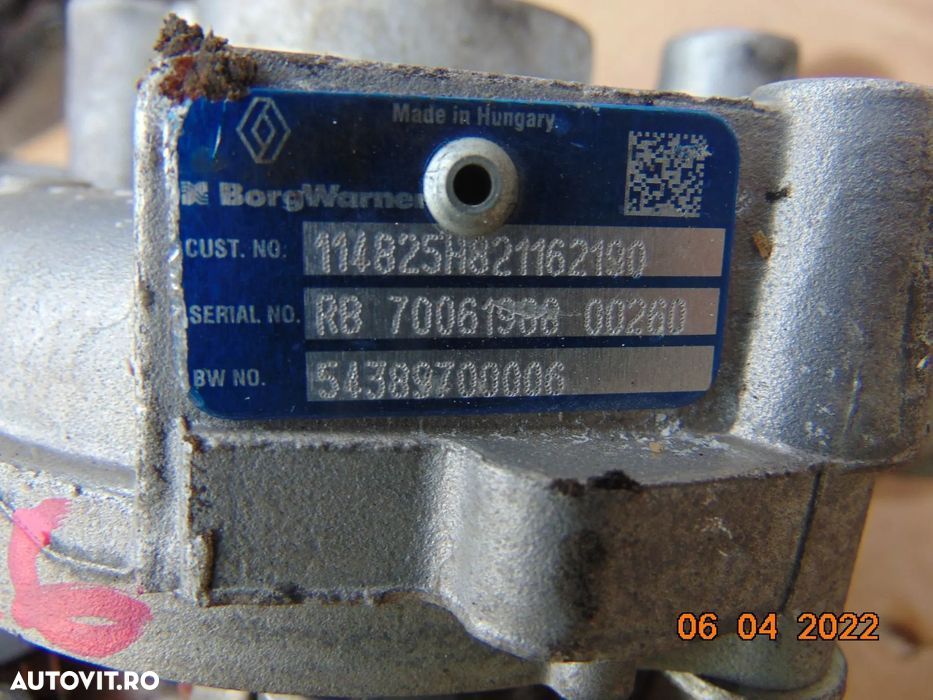Turbina Dacia Duster 1.5 Renault nissan qashqai mercedes w176 w246 kan - 2