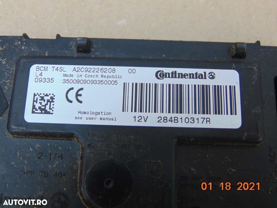 Modul BCM Renault Clio 4 an 2012-2019 calculator bcm Renault Clio 4 dezmembrez - 2