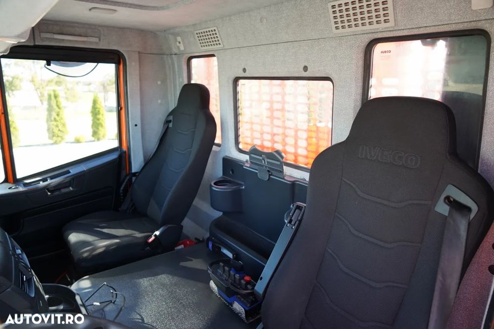 Iveco STRALIS 420 / 6X2 / LIVRARE 6.5m + HDS FASSI. F185 CAPACITATE MAXIMĂ DE ÎNCĂRCARE 5750 KG / RADIOCOMANDĂ / ROTATOARE / ANVELOPE 100% / - 29