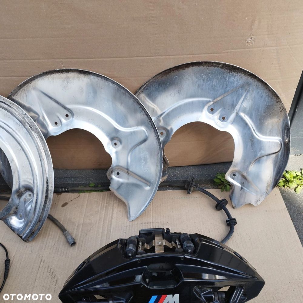 TARCZE KLOCKI ZACISKI OSŁONY KOMPLET M-PAKIET BMW 7 G70 i7 G70 395X36 - 13