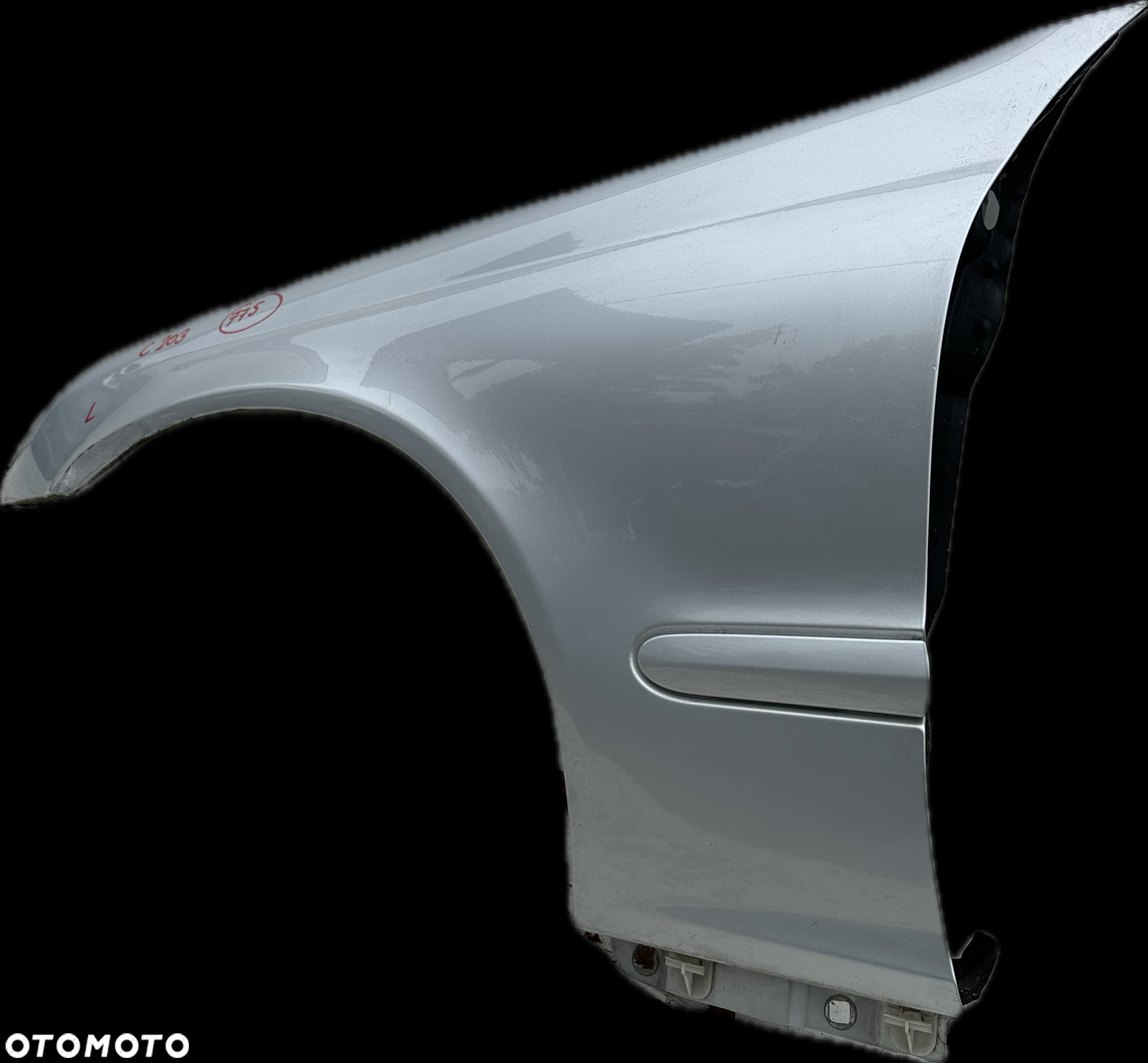 BLOTNIK PRZOD PRZEDNI LEWY MERCEDES C W203 775LAK LIFT DEMONTAZ ORYGINAL - 3