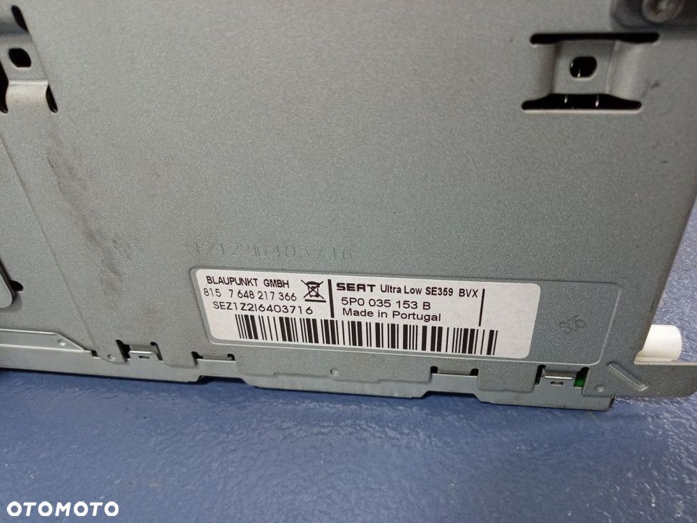 ALTEA LEON II LIFT RADIO CD MP3 OEM 5P0035153B - 3