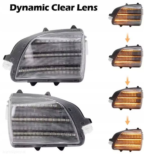 Kierunkowskaz Migacz Lusterko kpl Led Volvo XC70 II 2007-16 XC90 I Lift 06- - 1