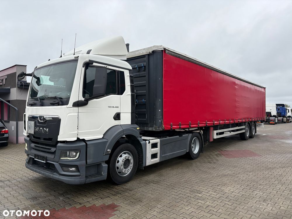 MAN TGS 18.400 / NOWY MODEL / ZESTAW / Z NACZEPĄ DWU OSIOWĄ / WIELTON NS-2 / SERWISOWANY / DO NAUKI JAZDY / AUTO-SZKOŁA / 360 / 500 - 2