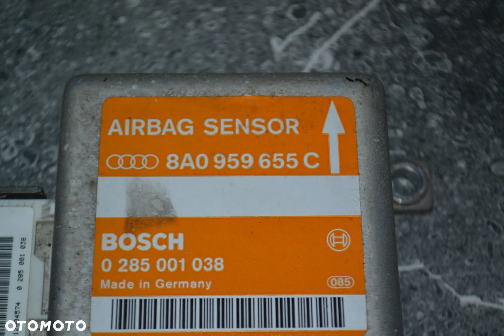 AUDI A4 B5 SENSOR PODUSZEK POWIETRZNYCH AIRBAG 8A0959655C 0285001038 - 2