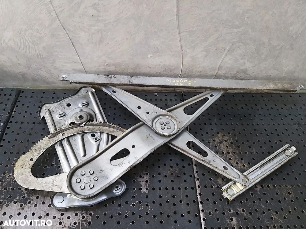 Macara geam electric dreapta fata renault megane 3 966416102 966026100 966029102 966021105 807200001r - 1