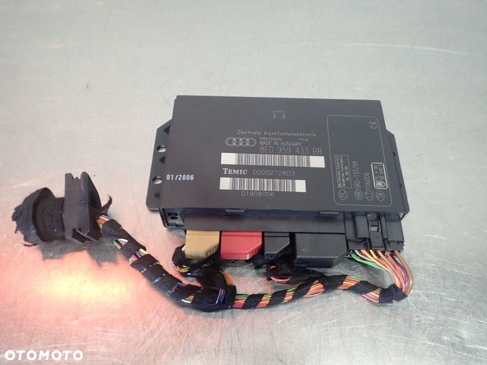 MODUŁ KOMFORTU AUDI A4 B7 8E0959433BR - 1