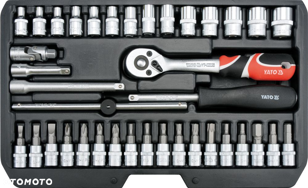 YATO KOMPLET NARZĘDZI ZESTAW KLUCZY 38 ELEMENTÓW YT-1447 1 OD DYSTRYBUTORA - 4
