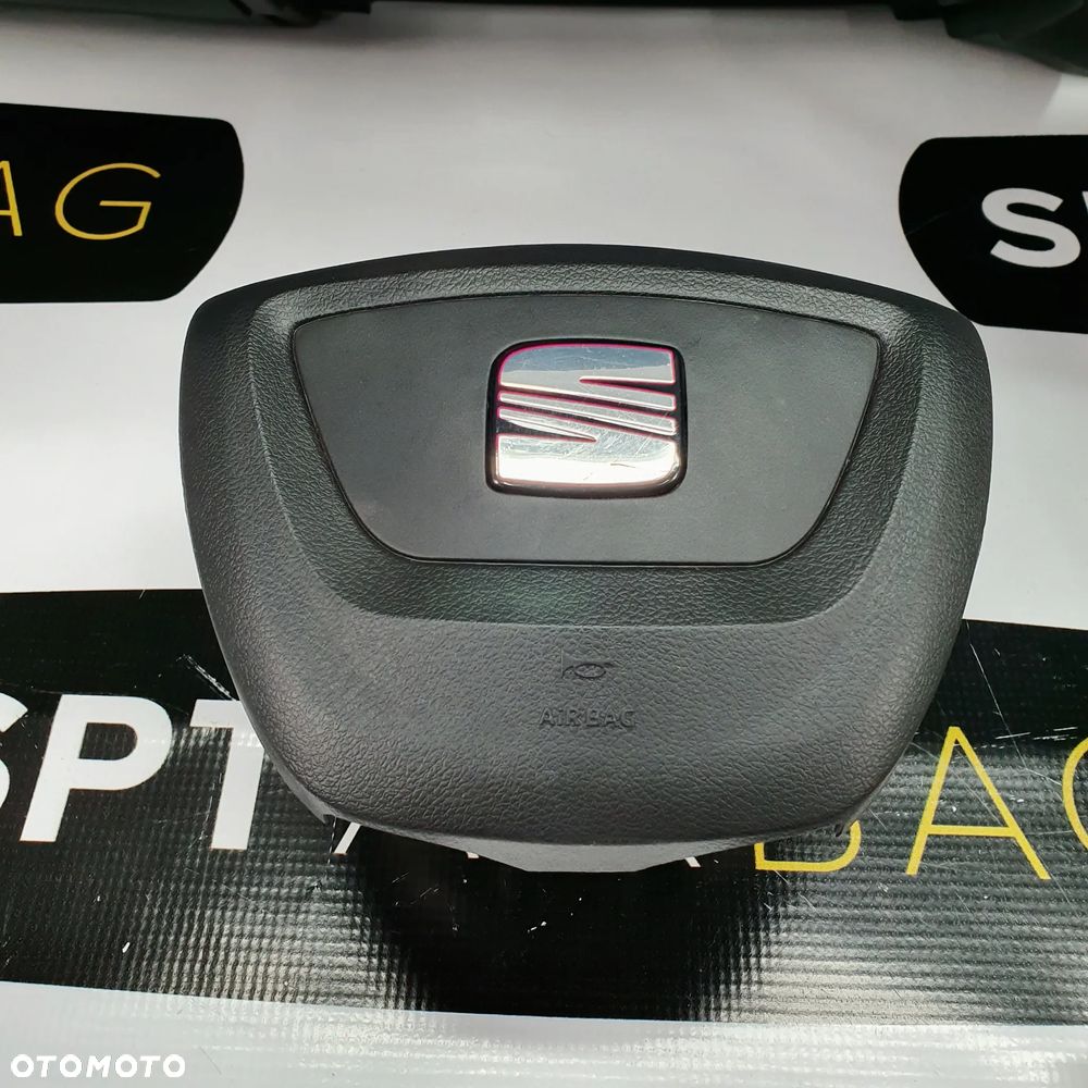 SEAT ALHAMBRA DESKA ROZDZIELCZA KONSOLA KOKPIT PULPIT PODUSZKI AIRBAG AIR BAG PASY KIT SET - 4
