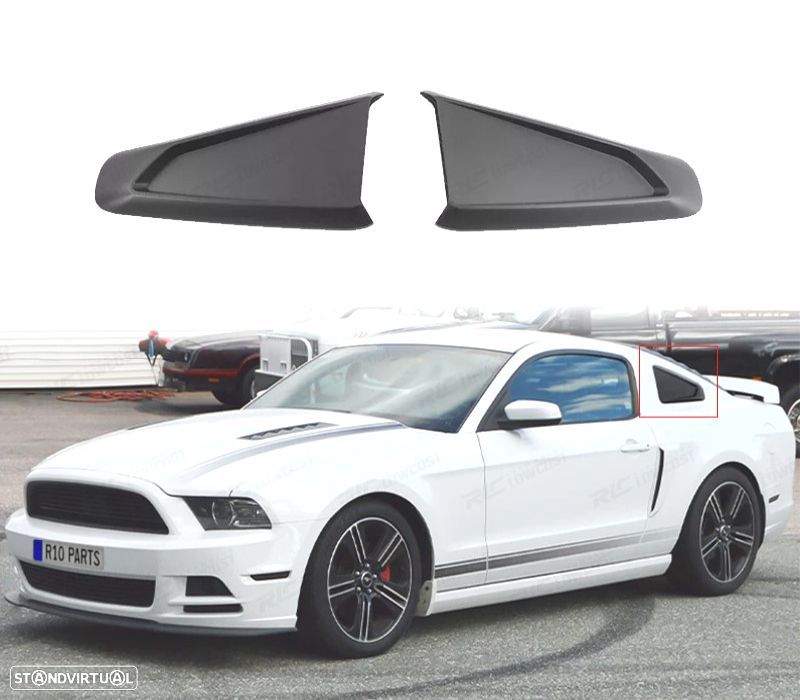 PERSIANA PARA VIDROS LATERAIS FORD MUSTANG 10-14 - 1
