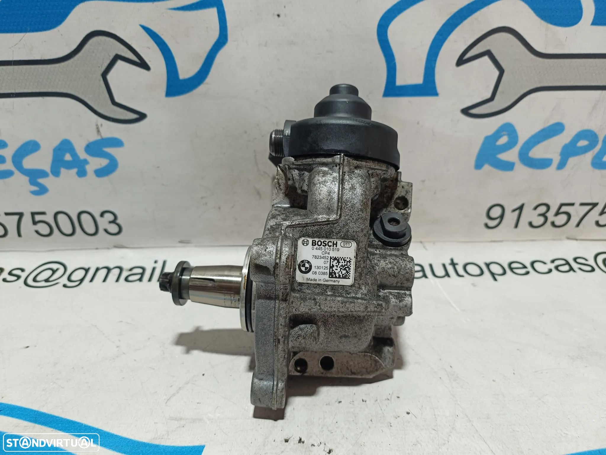 BOMBA ALTA PRESSÃO INJECÇÃO INJETOR INJETORA COMBUSTIVEL BOSCH BMW SERIE 1 E81 1.6D 116CV 0445010519 7823452  BMW E82 E87 E88 E90 E91 E92 E93 1.6D 116 CV 146CV 1.8D 183CV N47N20C N47N CP4 - 1