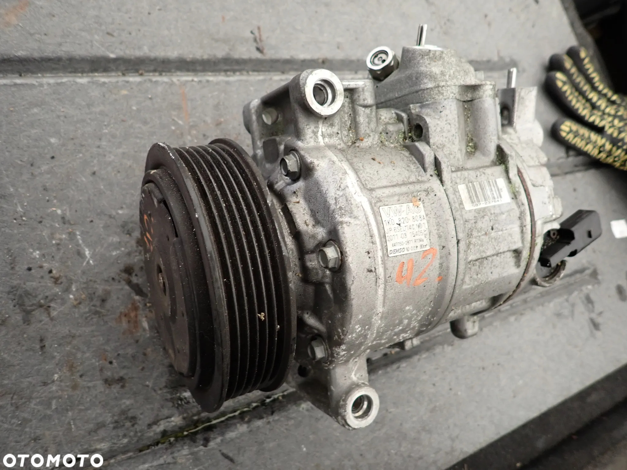 VW AUDI SKODA SEAT 1.6 TDI 2.0 TDI 1.4 1.8 2.0 TFSI SPRĘŻARKA KLIMATYZACJI 1K0820808F 1K0820808D 1K0820808B 1K0820808A 1K0820803S 1K0820803Q 8FK351322 - 2