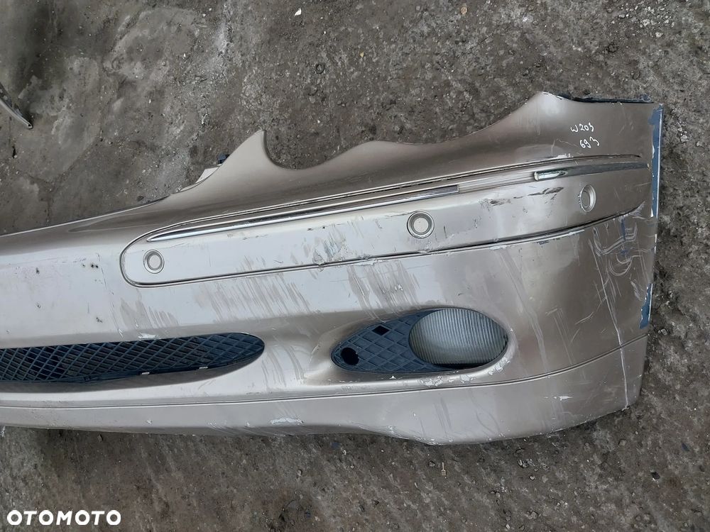 Zderzak przód tył kompletne czujniki PDC absorbery Mercedes Benz C klasa W203 sedan kolor 693 - 5