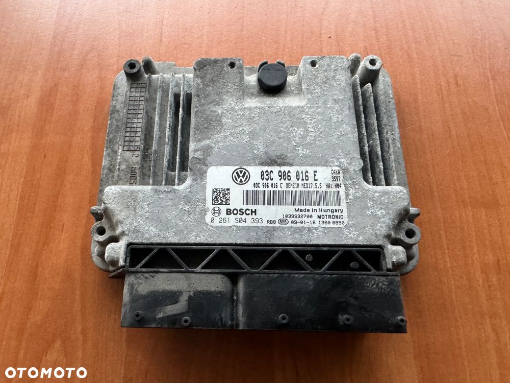 Moduł sterownik silnika Vw TSI 03c906016e 0261s04393 - 1