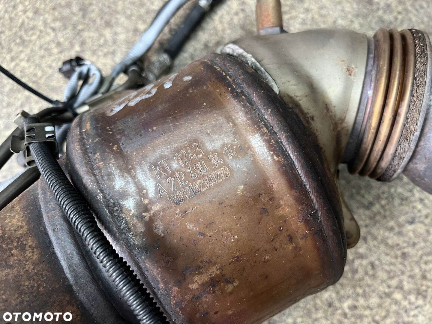 Filtr DPF katalizator PELNY Mercedes W204 LIFT 2.2 CDI 651.911 W212 KOMPLET - 7