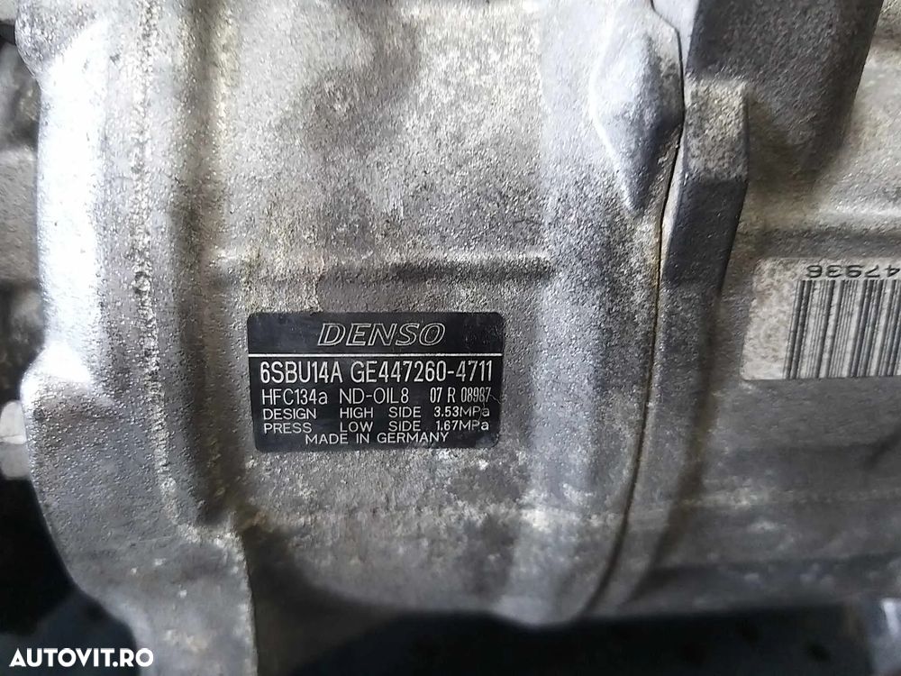 Compresor clima ac 2.0 d bmw seria 5 f10 f11 6sbu14a ge4472604711 - 2