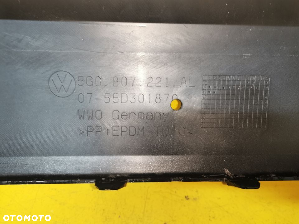 VW GOLF VII R-LINE ZDERZAK PRZOD SPR 4PDC 5G0807221AL - 9