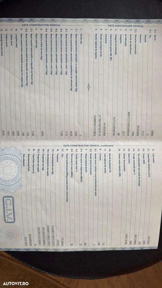 BMW Seria 7 730d - 7