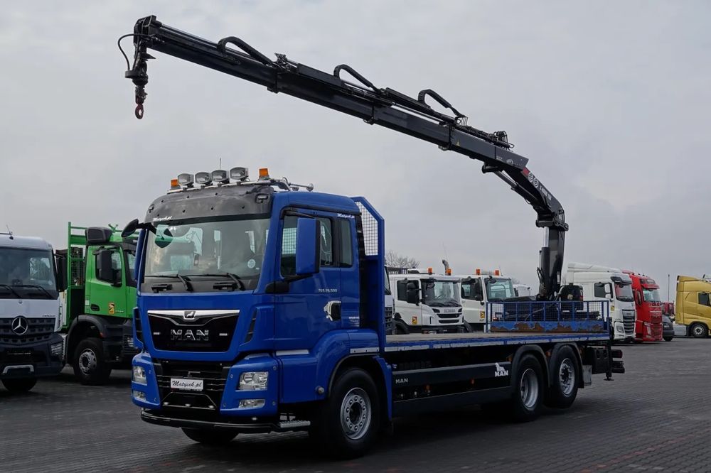 Utilizat MAN TGS 26.500 / 6x2 / CUTIE / HDS HIAB 158 e-3 WYSÓW 10.5 M ...