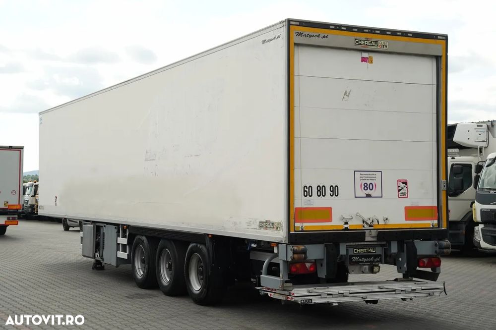Chereau / REFRIGERAT / TRANSPORT VECTOR 1950 MT / MULTIMEMBRE / AXĂ RIDICATĂ / RIDICARE 2.500 KG / OBLOANĂ - 4