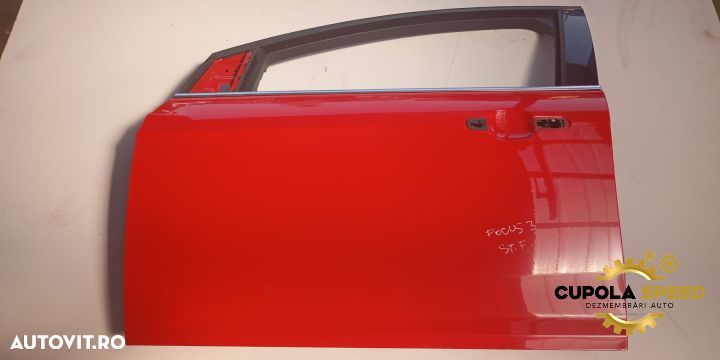 Portiera stanga fata culoare Race Red Ford Focus 3 [2011 - 2015] - 1