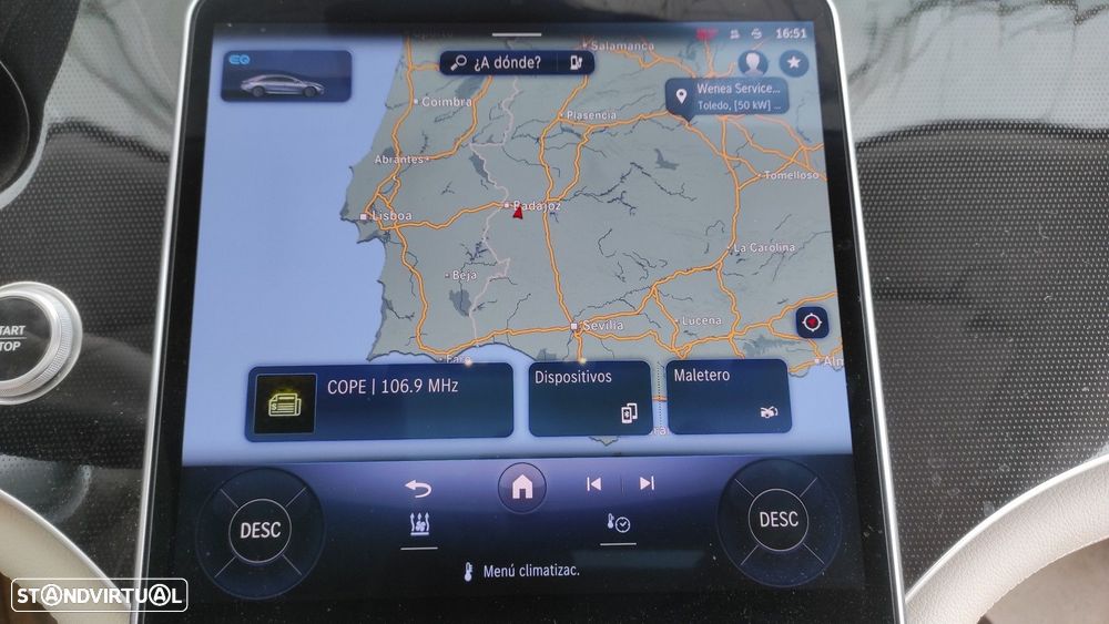 TELA/ECRÃ MULTIFUNÇÕES MERCEDES EQS 450+ - 3