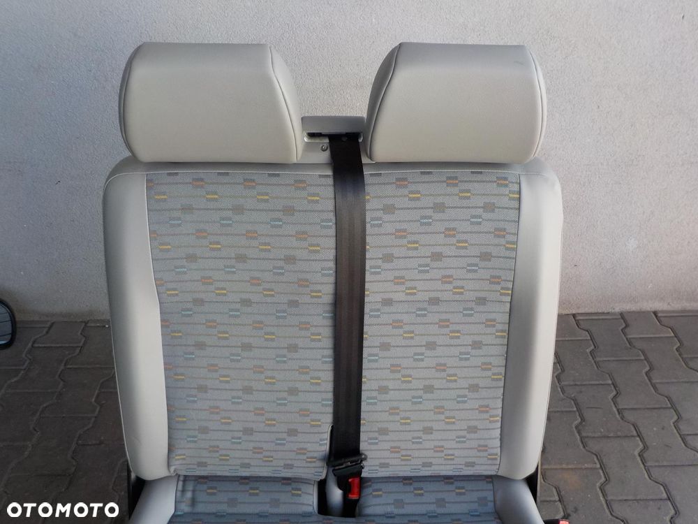 VW T5 LIFT T6 FOTEL SIEDZENIE KANAPA PODWÓJNA PASAŻERA PRZÓD PALACE - 3