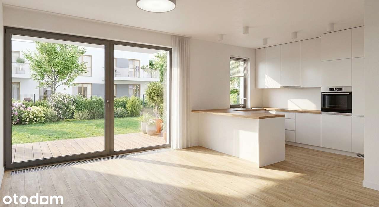 Nowe 3 pokoje z OGRODEM + Garaż/BOKS + 10min CENTRUM_ Umów DNI OTWARTE