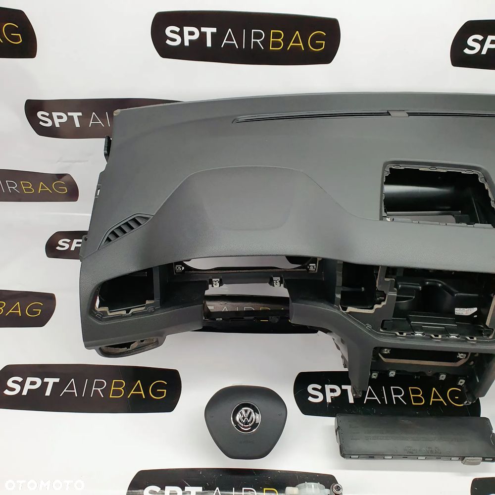 VOLKSWAGEN SPORTSVAN DESKA ROZDZIELCZA HEAD UP START STOP KONSOLA KOKPIT PULPIT PODUSZKI AIRBAG AIR BAG PASY KIT SET - 2