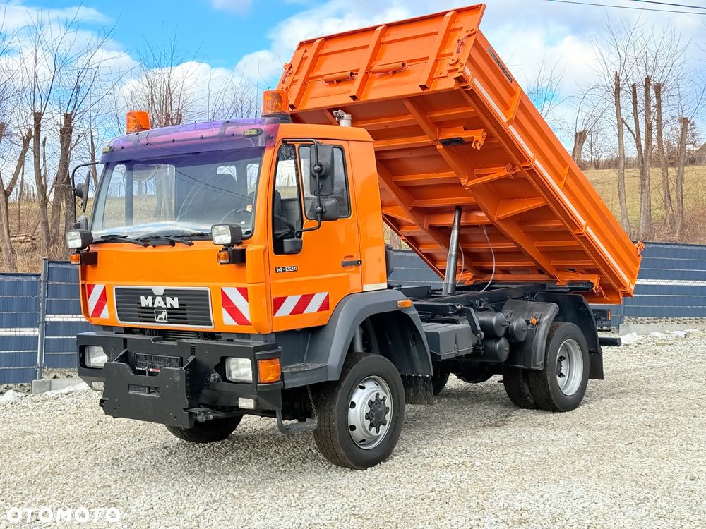 MAN * MAN 14-220 * Kiper Wywrotka Meiller * 4x4 * Zimowe Utrzymanie * Unimog * - 16