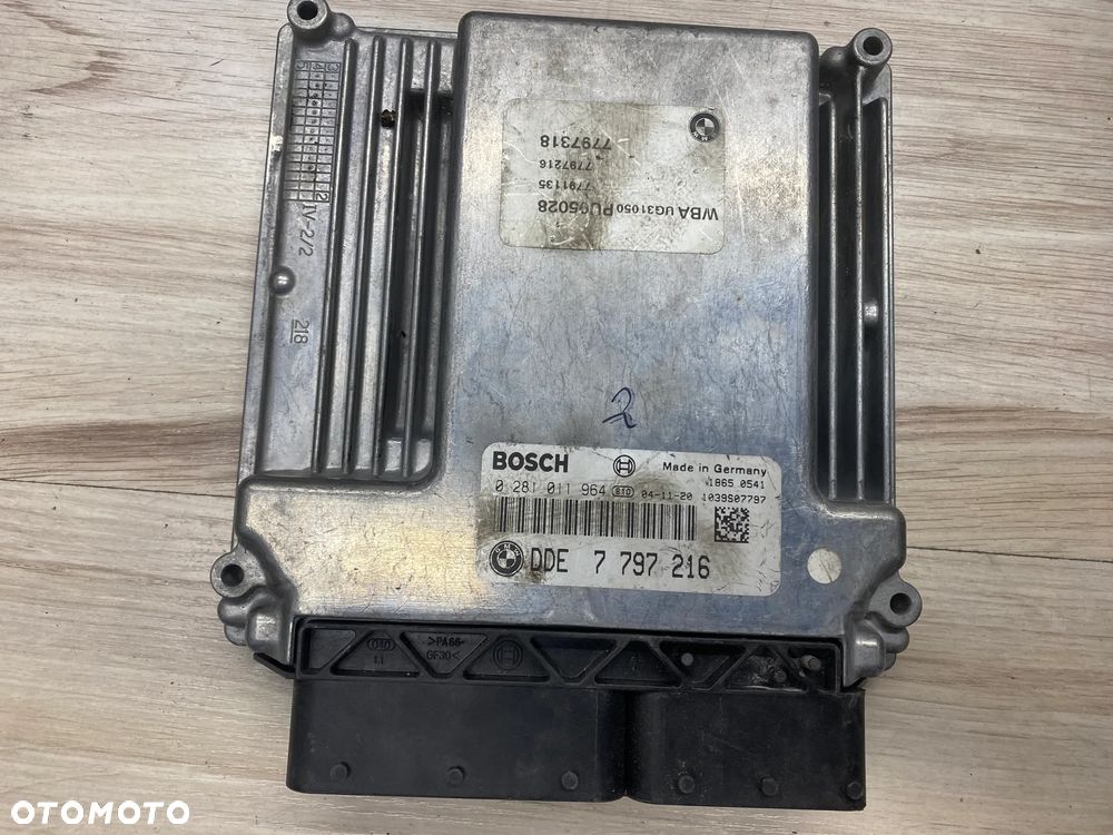 KOMPUTER STEROWNIK SILNIKA ECU BMW E87 0281011964 7797216 - 1