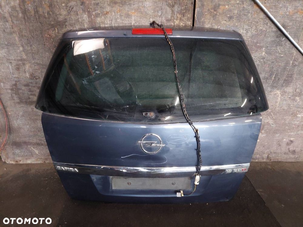 KOMPLETNY TYŁ KLAPA BAGAŻNIKA ZDERZAK TYŁ LAMPY OPEL ZAFIRA B LIFT Z168 - 8