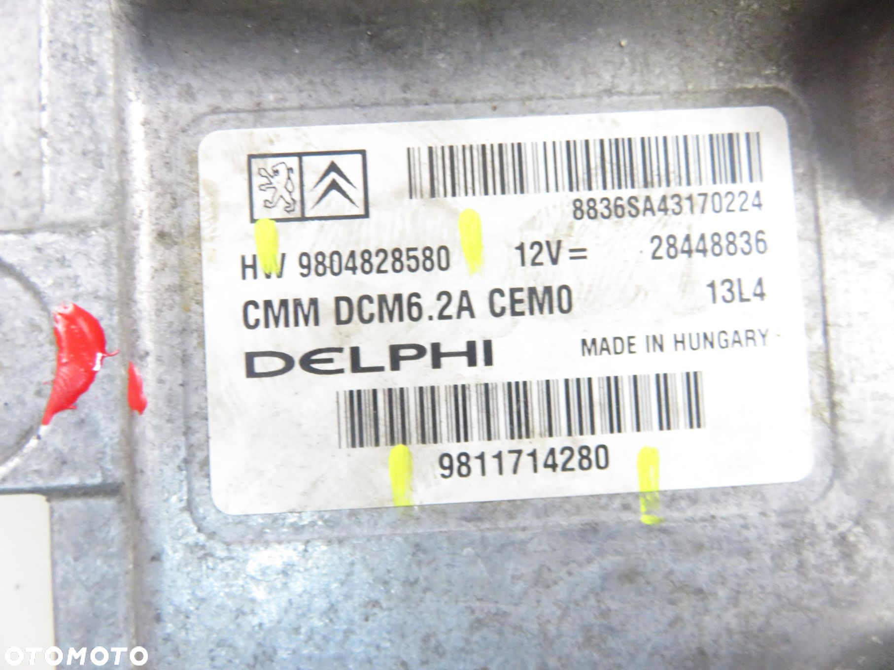 STEROWNIK PEUGEOT 308 SW II 2.0 BlueHDi  9804828580 9811714280 - 3