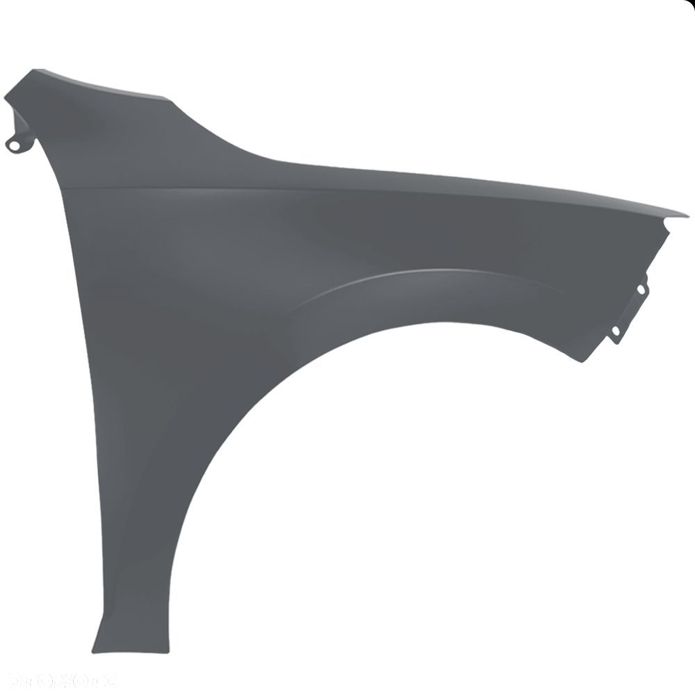 BLU Błotnik SEAT TOLEDO IV 4 LW7Y Prawy Szary 2012-2019 przód GrisDelfin bez otworu na migacz - 2