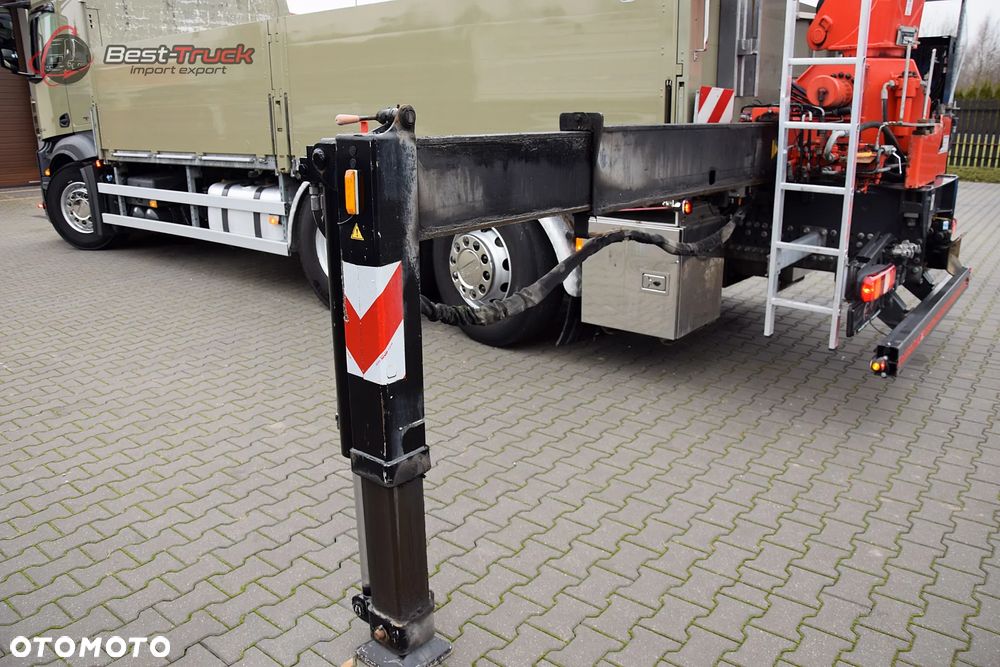 Mercedes-Benz ACTROS 2545 / 6X2 / SKRZYNIOWY 6,5 M / HDS MKG HLK 221 a2V  / STEROWANIE RADIOWE  PILOT / CAŁY NA PODUSZKACH  / OŚ SKRĘTNA / ROTATOR / CHWYTAK / - 9
