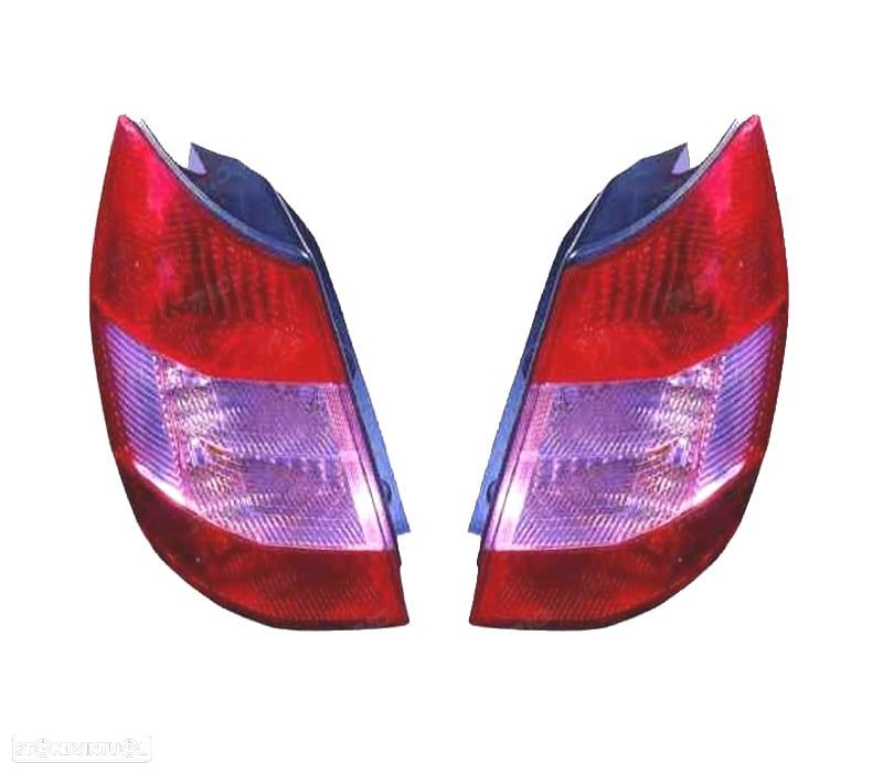 FAROLINS PARA RENAULT SCENIC III 03-06 VERMELHO - 1