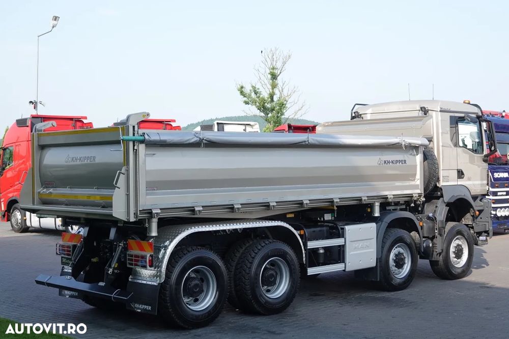 MAN TGS 41.480 / 8x6 / BASCULANĂ SPATE / MANUAL / NOU NOU / KH-KIPPER / - 17