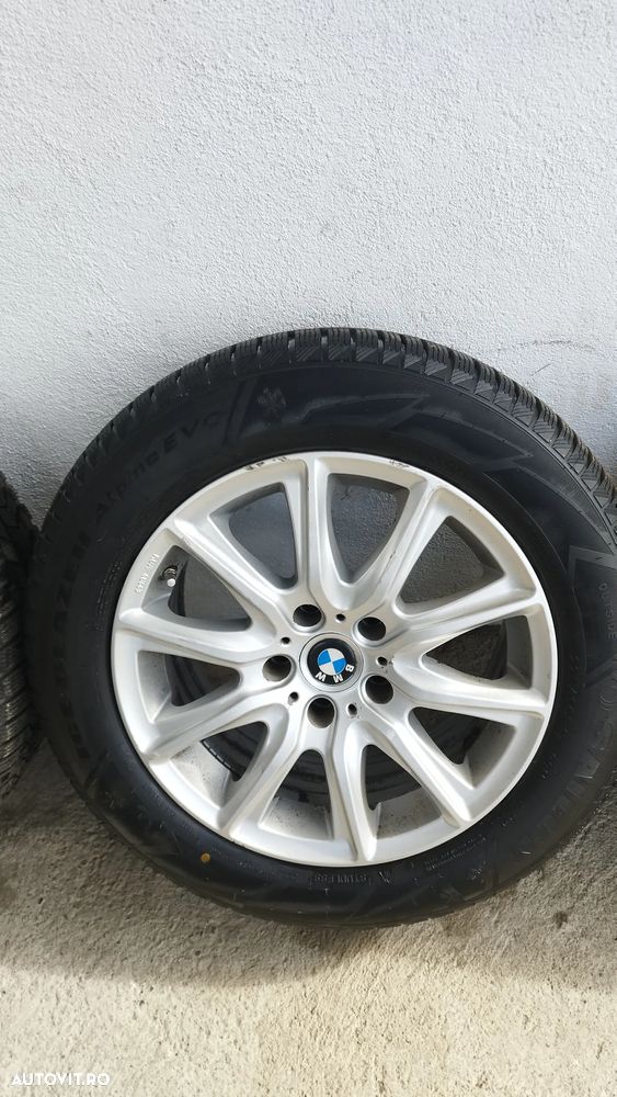Set jante BMW KBA 48663 Aluett  8J17 Et 30 cu anvelope iarna 225/60/17 Dedicate BMW X3 F25 - 4