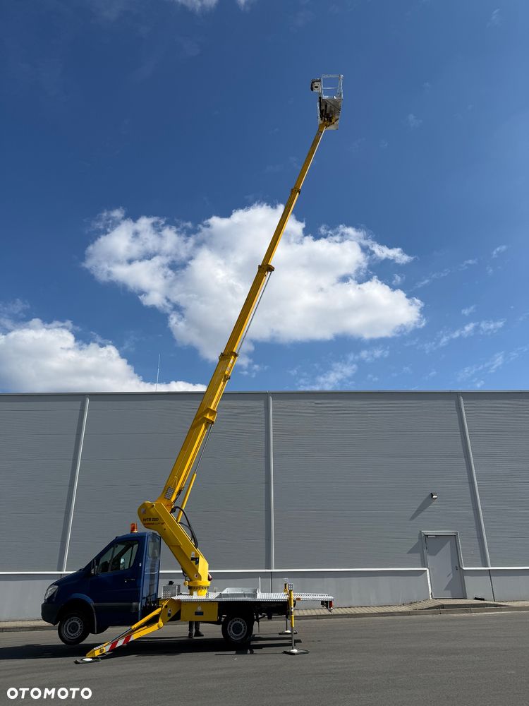 Mercedes-Benz Podnośnik Koszowy Wumag WTB 220 22 metry 14 w Bok Pilot UDT Palfinger zwyżka jak Gsr Ruthmann Multitel - 13