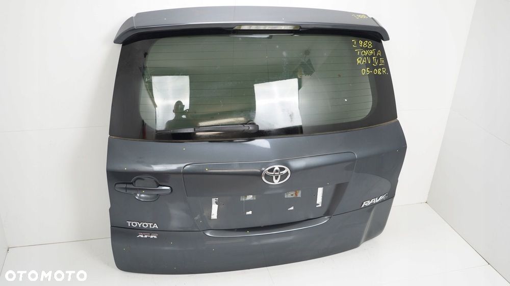 KLAPA BAGAŻNIKA TYŁ TOYOTA RAV4 III 05-08R 1E0 - 2