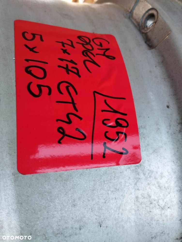 5X105 7J X 17 ET42 FELGA ALU OPEL 1SZT 13276346 - 2