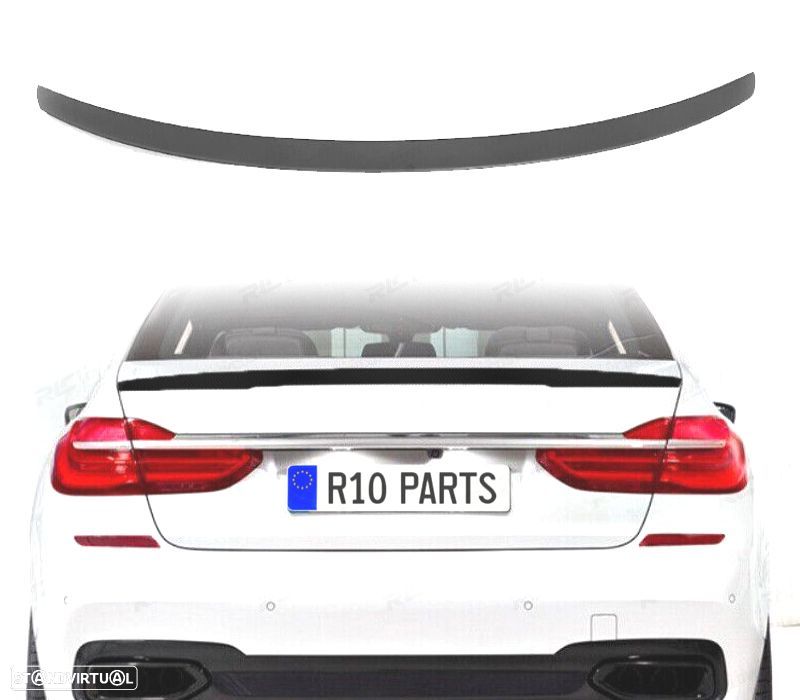 AILERON SPOILER BMW G11 G12 19-22 LOOK M PERFORMANCE PRETO - 5