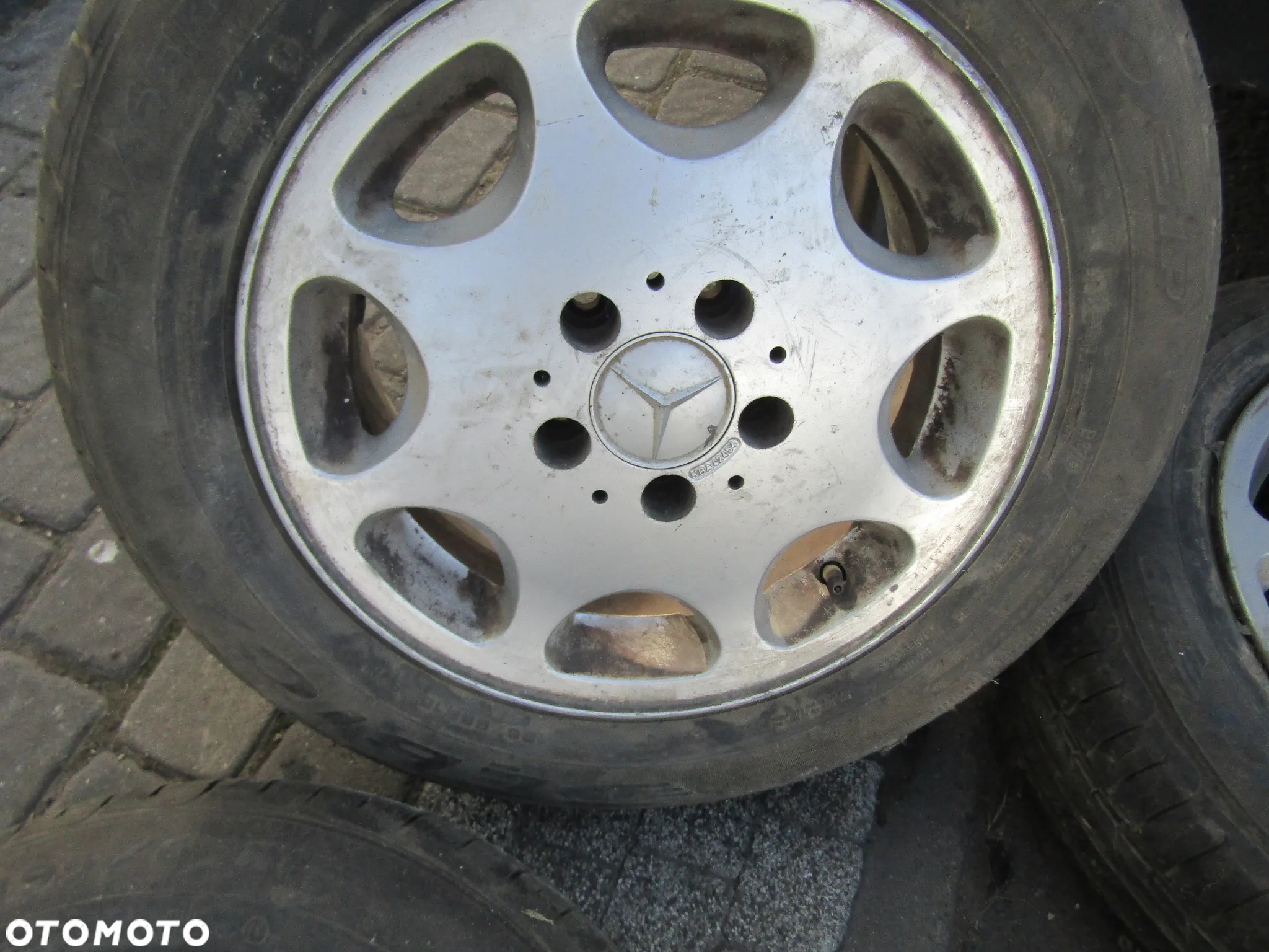 Mercedes W124 w201 190 felgi aluminiowe alufelgi 8 loch 15' et37 - 5