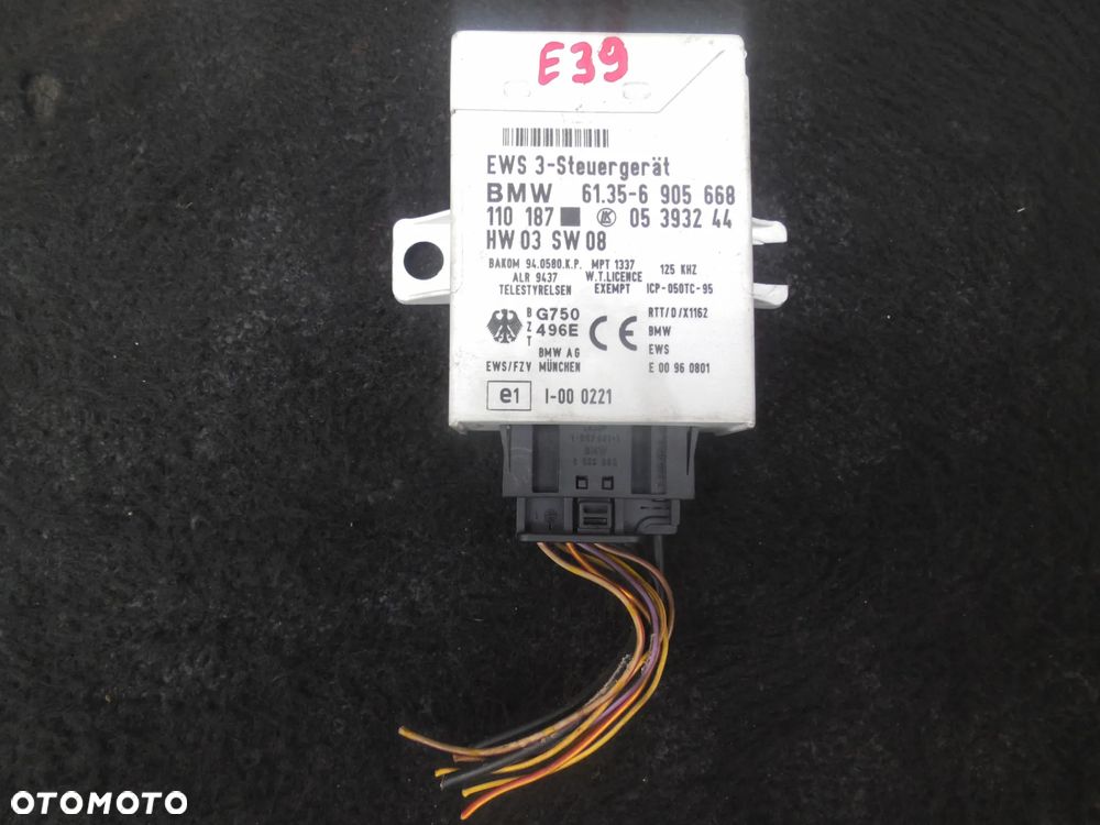 MODUŁ IMMO BMW E38 E39 6905668 61356905668 + WTYCZKA INSTALACJA - 1
